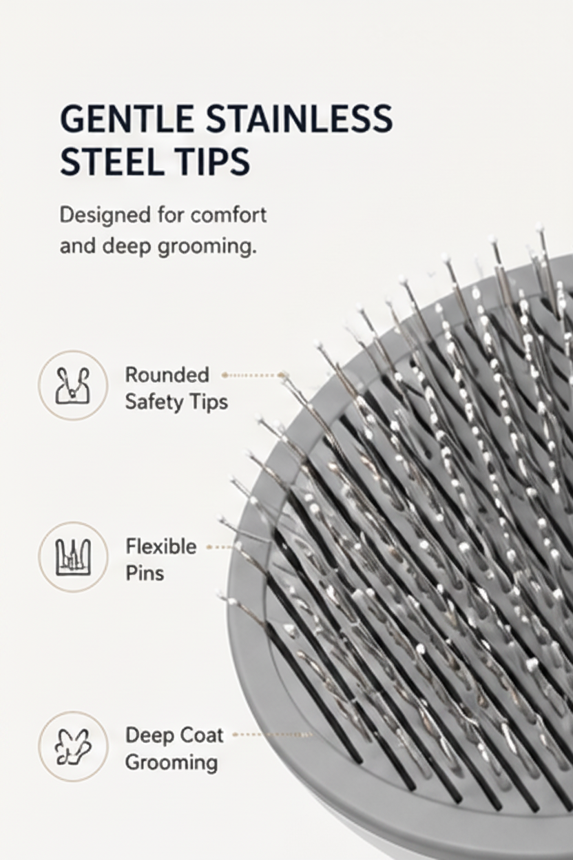 Self-Clean Slicker Brush