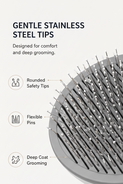 Self-Clean Slicker Brush