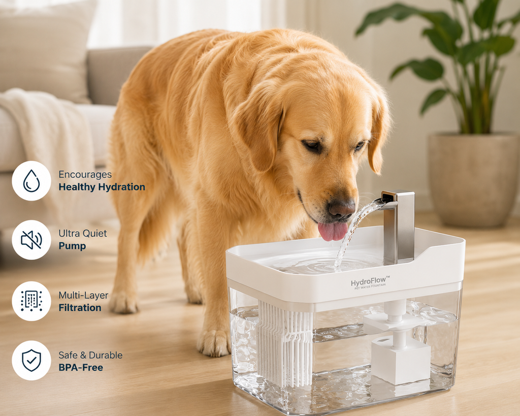 HydroFlow™ Pet Water Fountain