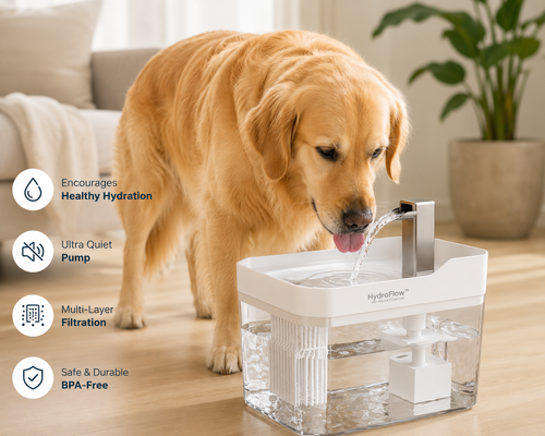 HydroFlow™ Pet Water Fountain