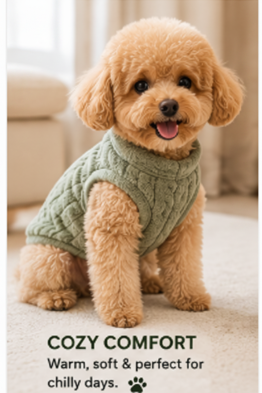 CozyWrap™ Fleece Pet Sweater