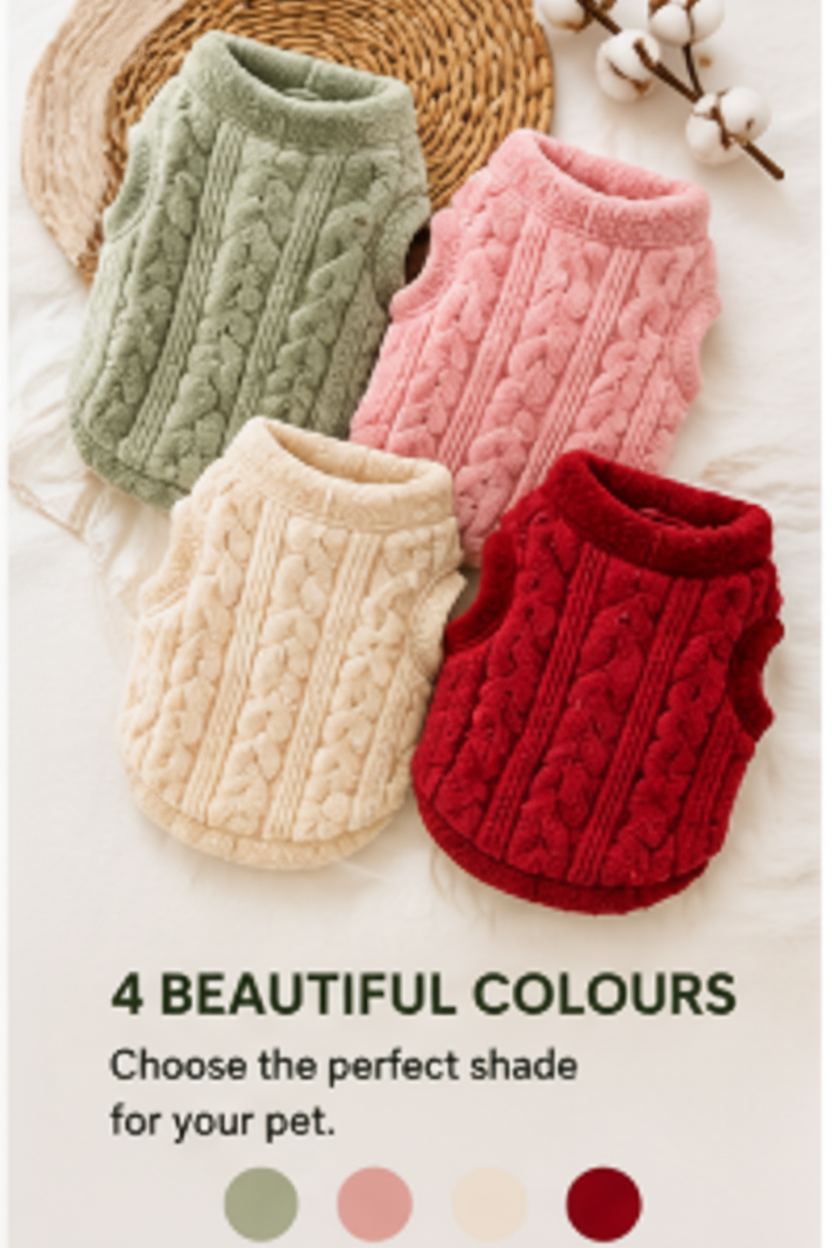 CozyWrap™ Fleece Pet Sweater