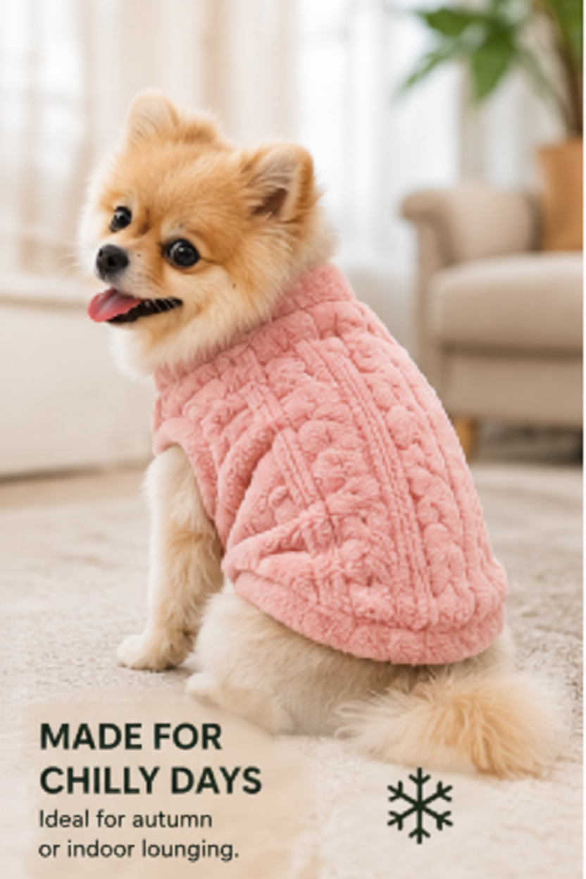 CozyWrap™ Fleece Pet Sweater