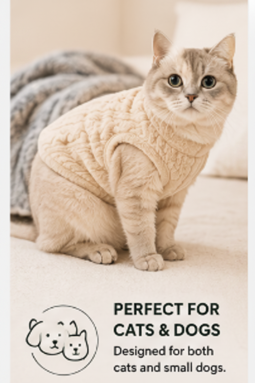 CozyWrap™ Fleece Pet Sweater