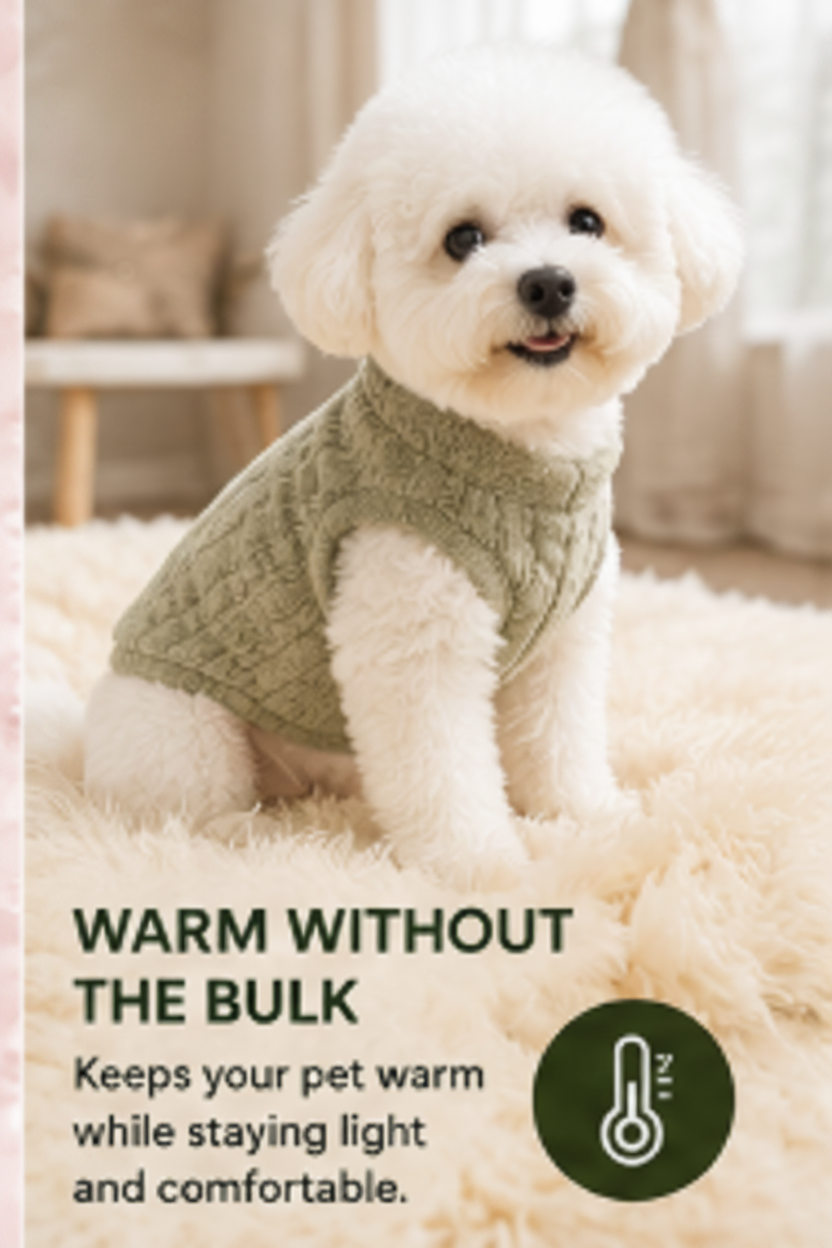CozyWrap™ Fleece Pet Sweater