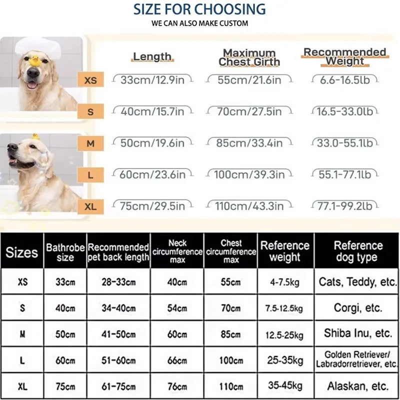DryPup absorbent dog drying robe - product image 2