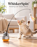 WhiskerSpin™ Rotating Cat Teaser Wand